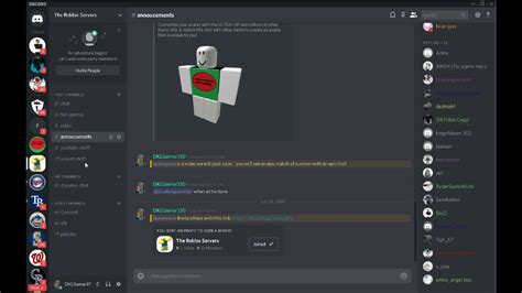 Roblox Discord Server Template